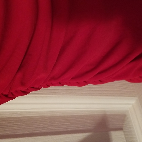 Red sexy dress womens sz S - Picture 2 of 7